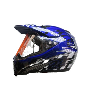 CASCO IRON RACING K22 AZUL L